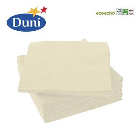 50 stk. Creme Duni frokostservietter - 3 lags 50 stk. Creme Duni frokostservietter - 3 lags