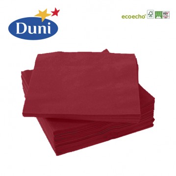 50 stk. Bordeaux Duni frokostservietter - 3 lags 50 stk. Bordeaux Duni frokostservietter - 3 lags