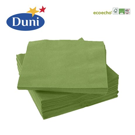 20 stk. Leaf green Duni frokostservietter