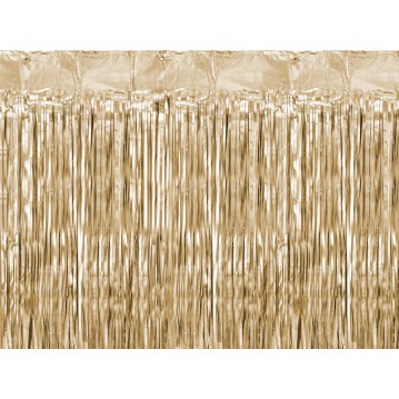 Antik guld lametta - dørforhæng - 90x250cm Antik guld lametta - dørforhæng - 90x250cm