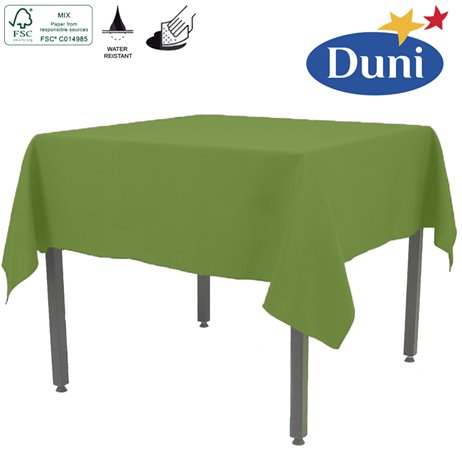 Leaf Green Dunisilk borddug 138 x 220 cm