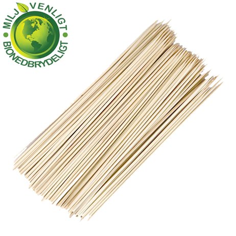 200 Stk. Grillspyd bambus 3 x 300 mm