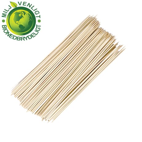 200 Stk. Grillspyd bambus 2,5 x 200 mm
