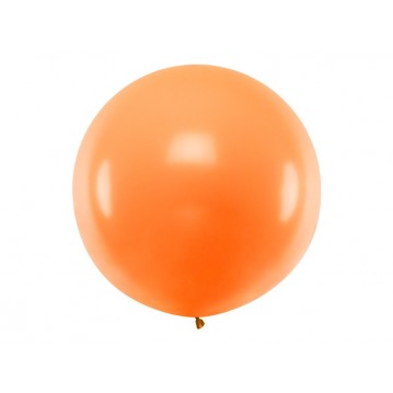 1 stk Kæmpe orange ballon - 1 meter