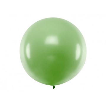 1 stk Kæmpe grøn ballon - 1 meter