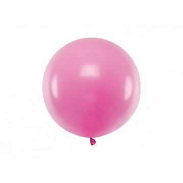 1 stk Stor pastel fuchsia ballon - 60 cm 1 stk Stor pastel fuchsia ballon - 60 cm