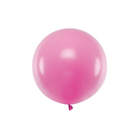 1 stk Stor pastel fuchsia ballon - 60 cm