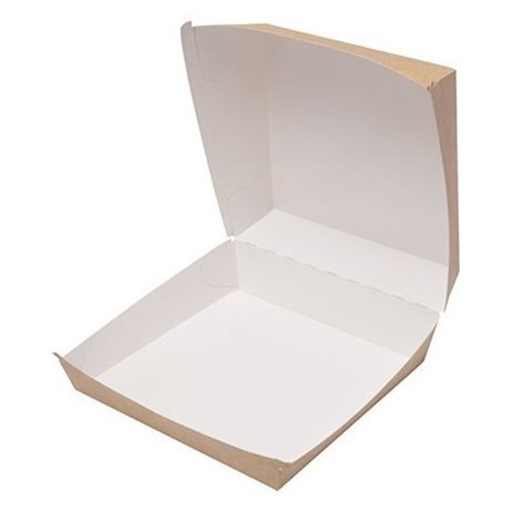 75 stk. Miljøvenlig Burgerbokse 12 x 12 x 8 cm 75 stk. Miljøvenlig Burgerbokse 12 x 12 x 8 cm