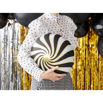 Folieballon Candy - sort 18" Folieballon Candy - sort 18"