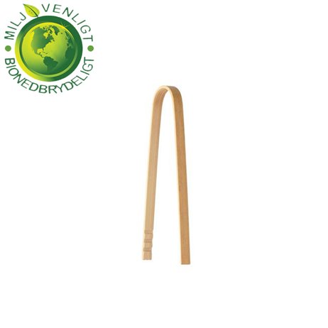 10 stk Bambus tang træbestik - BIO produkt
