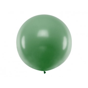 1 stk K&aelig;mpe m&oslash;rke gr&oslash;n ballon - 1 meter 