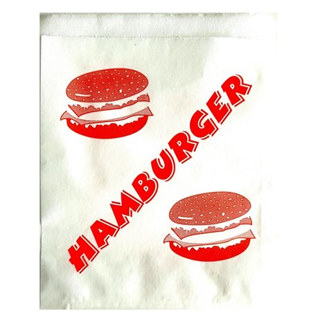 500 Stk. Hamburger lomme - Papir - M