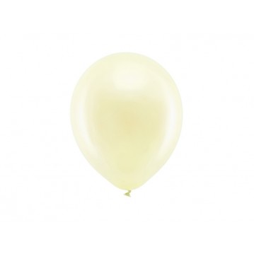 100 stk Perle creme balloner - str 9" 100 stk Perle creme balloner - str 9"