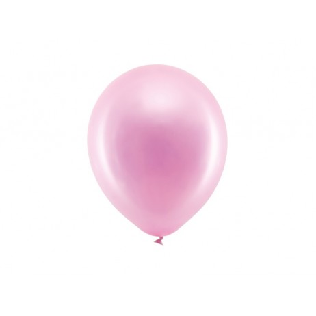 100 stk Perle pink balloner - str 9"