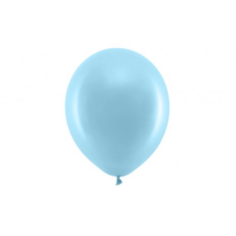 100 stk Standard lyseblå balloner - str 9"