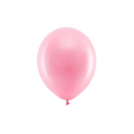 100 stk Standard lyserød balloner - str 9"