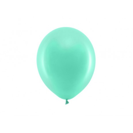 100 stk Standard mintgrøn balloner - str 9"
