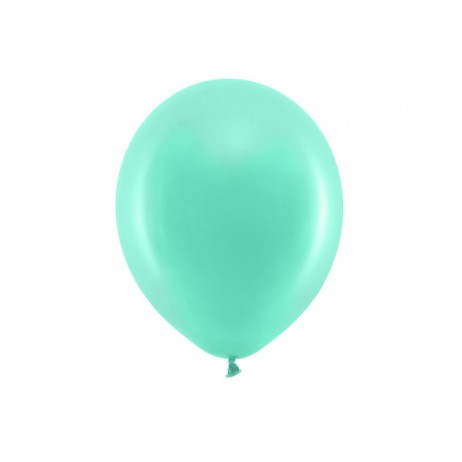 100 stk Standard mintgrøn balloner - str 12"