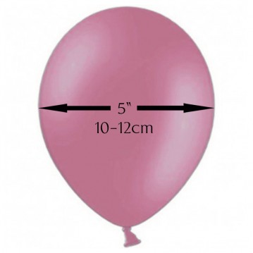 100 stk Standard pastel fersken balloner - str 5" 100 stk Standard pastel fersken balloner - str 5"