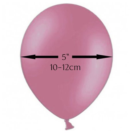 100 stk Standard pastel fersken balloner - str 5" 100 stk Standard pastel fersken balloner - str 5"