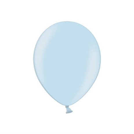100 stk Perle lyseblå balloner - str 9"