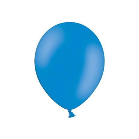 100 stk Standard mid blue balloner - str 9"