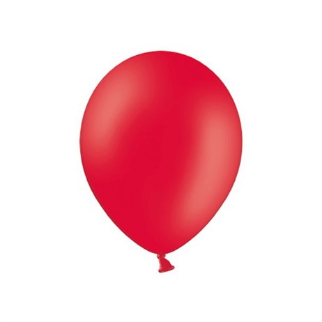 100 stk Standard valmue rød balloner - str 9"