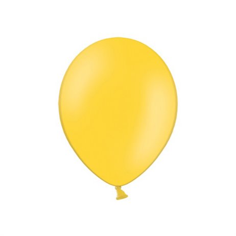 100 stk Standard bright yellow balloner - str 9"