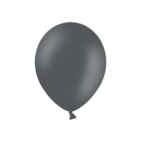 100 stk Standard grå balloner - str 9"