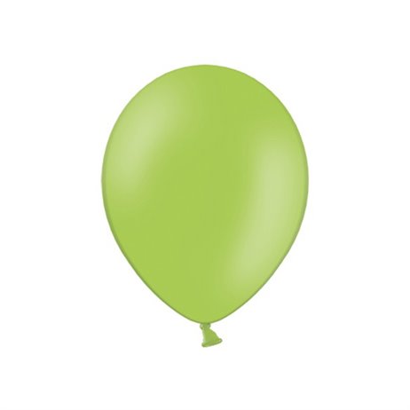 100 stk Standard limegrøn balloner - str 9"