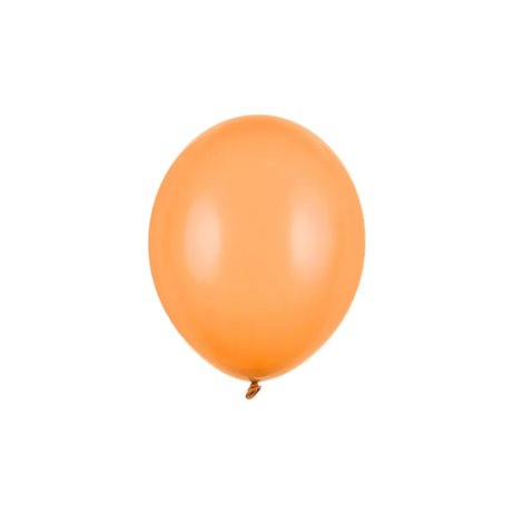 10 stk Standard lys orange balloner - str 10"