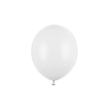 10 stk Standard hvid balloner - str 10"