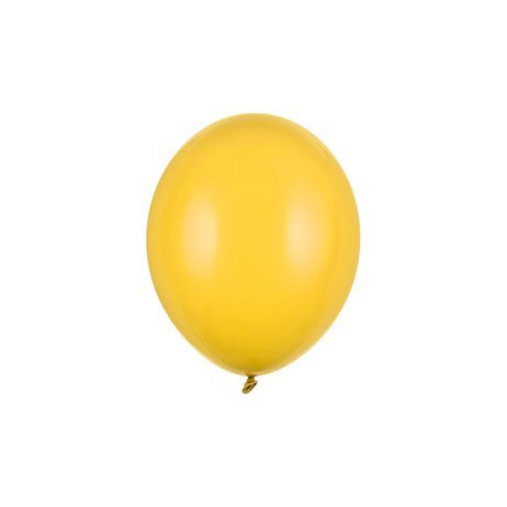 10 stk Standard bright yellow balloner - str 10"