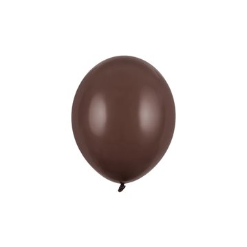 50 stk. Latexballoner kakao brun 10