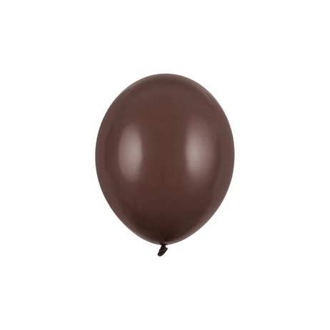 10 stk Standard kakao brun balloner - str 10"