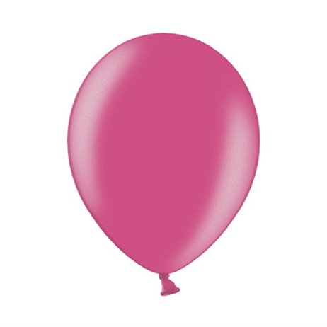 10 stk Metallic fuchsia balloner - str 12" 10 stk Metallic fuchsia balloner - str 12"