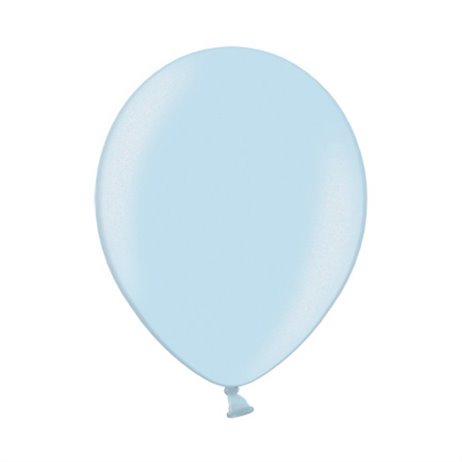 10 stk Perle lyseblå balloner - str 12"