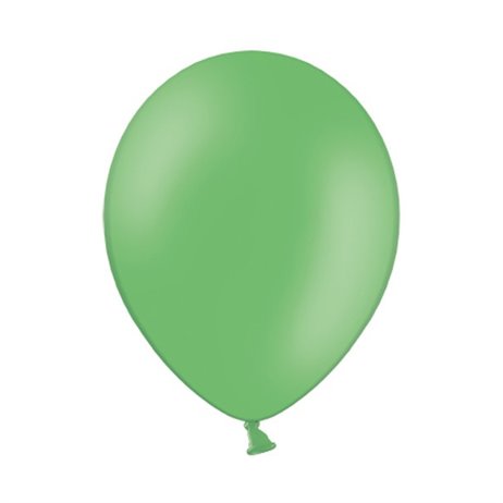 10 stk Standard bright green balloner - str 12"