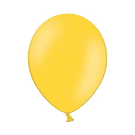 10 stk Standard bright yellow balloner - str 12"