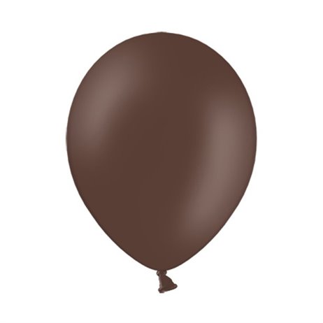 100 stk Standard kakao brun balloner - str 12"