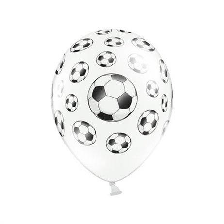 50 stk. Fodbold Standard hvide balloner - str 12" 50 stk. Fodbold Standard hvide balloner - str 12"