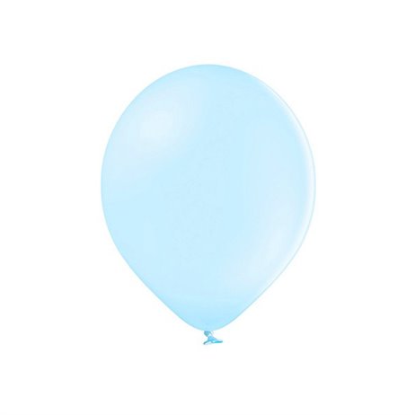 100 stk Standard himmelblå balloner - str 9"