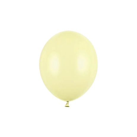 10 stk Standard pastel gul balloner - str 10"