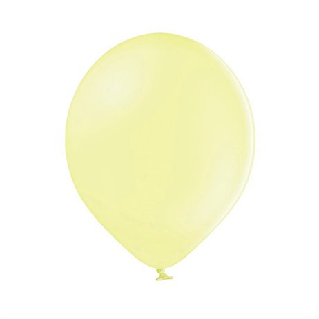 10 stk Standard pastel gul balloner - str 12"