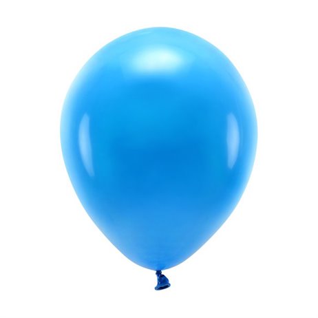 100 stk. Økologiske blå balloner str. 10"