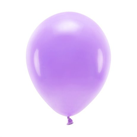 100 stk. Økologiske lavendel balloner str. 10"
