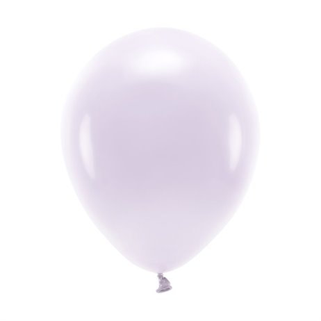 100 stk. Økologiske lys lavendel balloner str. 10"