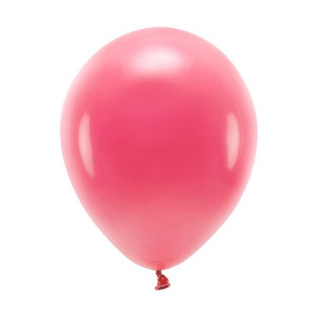 100 stk. Økologiske rød balloner str. 10"