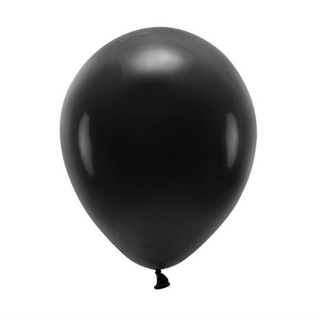 100 stk. Økologiske sort balloner str. 10"