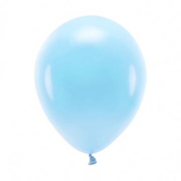100 stk. Økologiske balloner himmelblå 10